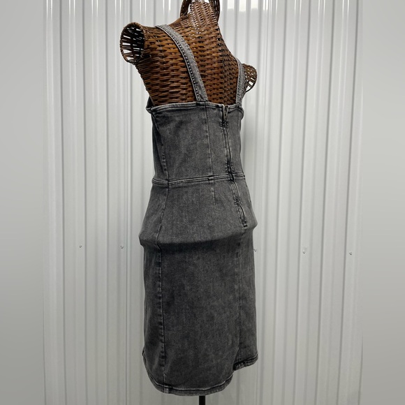 Acid Wash Cat & Jack Black Dungarees-overalls Dress size XXL 16/18 - Picture 10 of 13